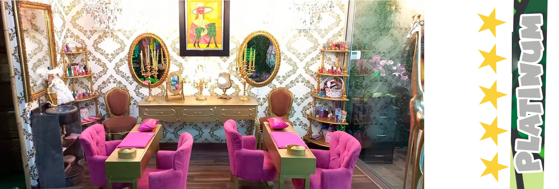 Salón de belleza y spa para niñas